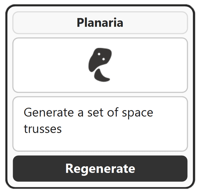 Planaria component interface